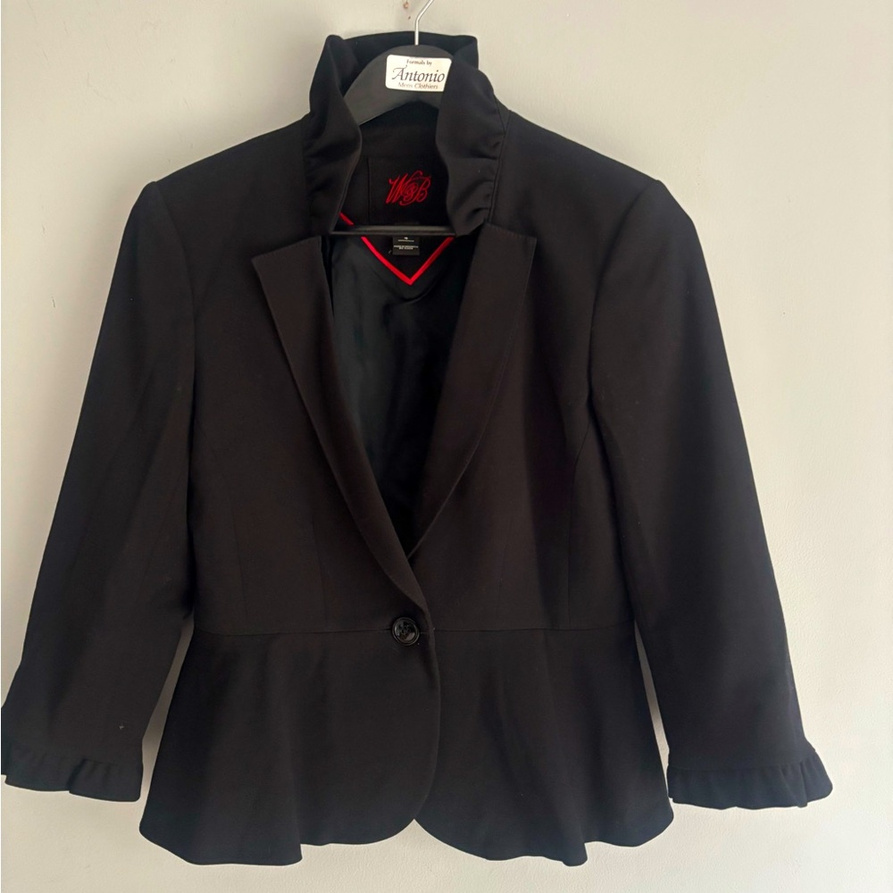 W&B Black  Blazer Size 4
